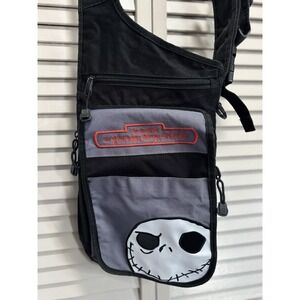 Disney Nightmare Before Christmas‎ Jack Skellington Faces Sling Bag Backpack EUC